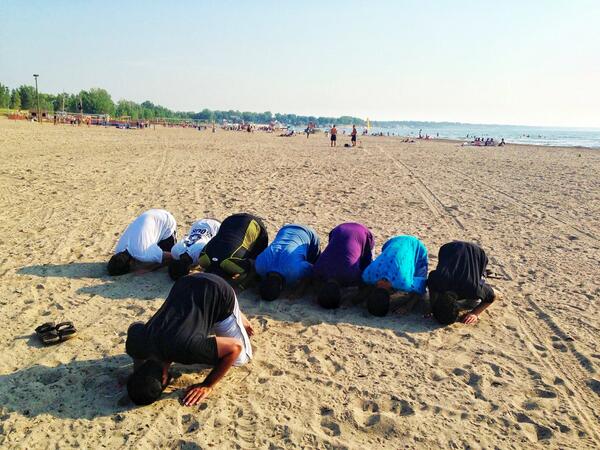 Sur la plage Buffalo à New York