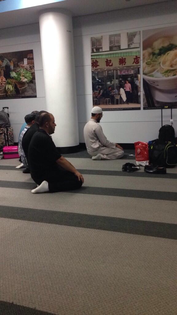 Dans un aéroport