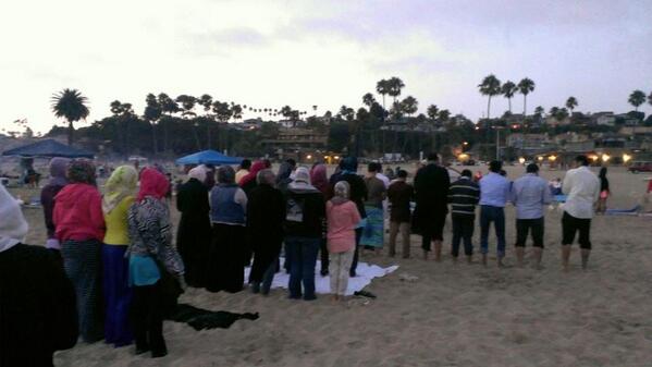 Sur la plage en Californie