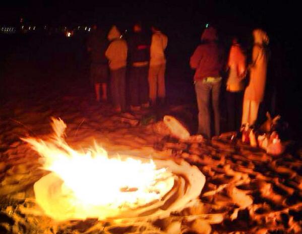 Sur la plage une nuit d’été