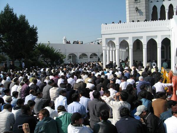 A la mosquée centrale de Seoul, en Corée du Sud