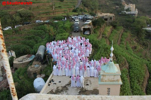 Prière de l’Aid al-Fitr sur la montagne Al-abdal, en Arabie Saoudite