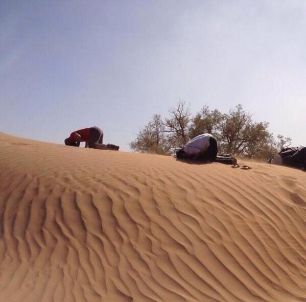 Dans le désert du Sahara