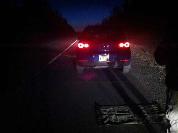 Salat al-Fajr sur une autoroute en direction du Canada