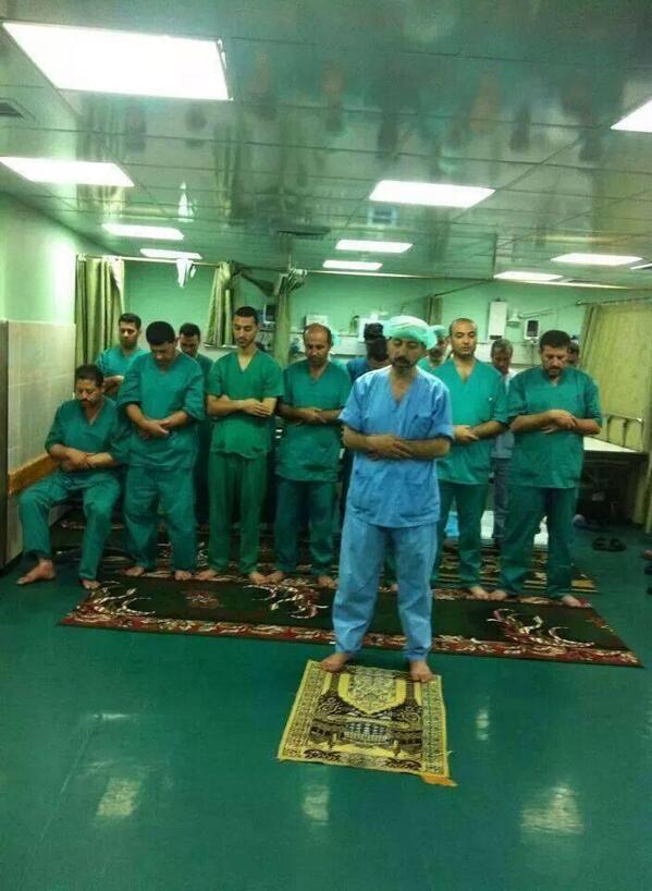 Dans un hôpital à Gaza, en Palestine