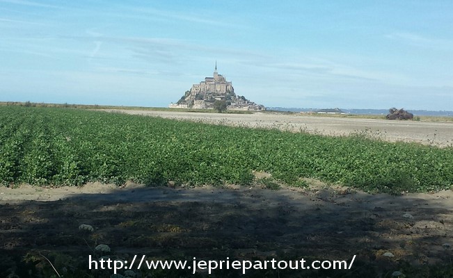 En face du Mont-Saint-Michel