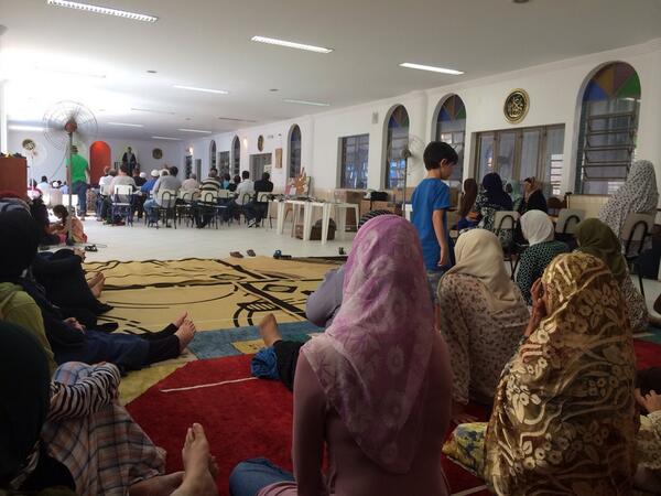 Dans la seule mosquée de Rio de Janeiro au Brésil